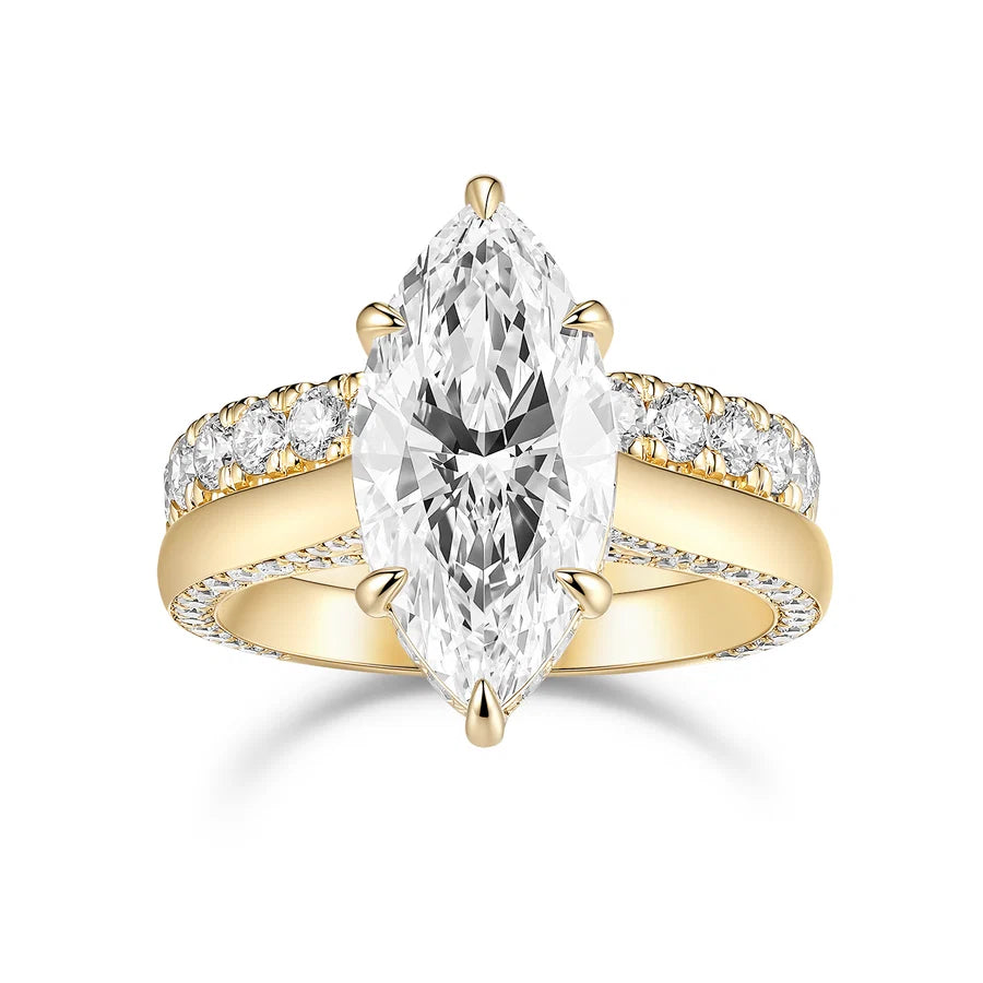 MARQUISE DIAMOND BRIDAL SET